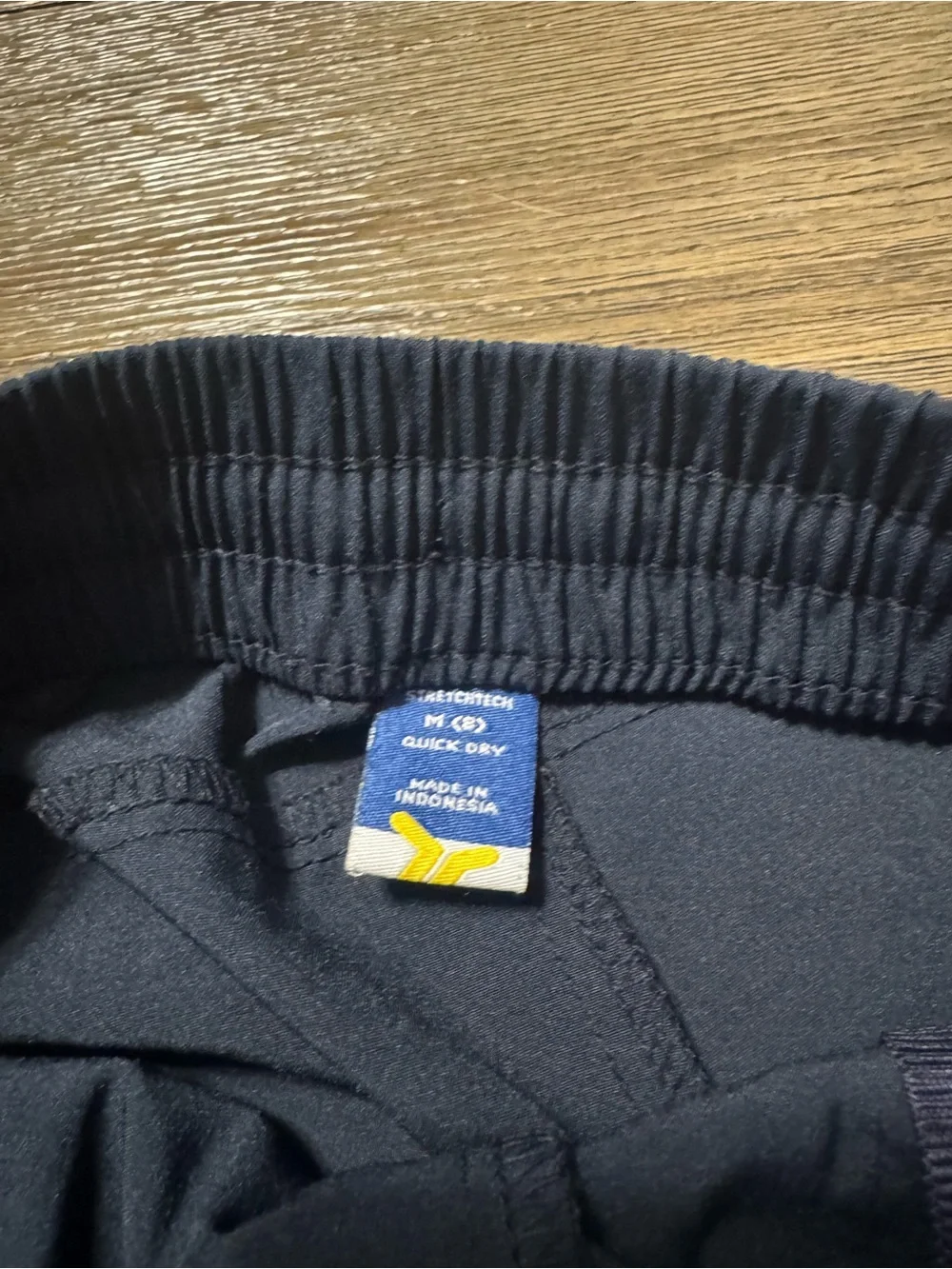 Old Navy Navy Blue Elastic Waist Shorts with Drawstring